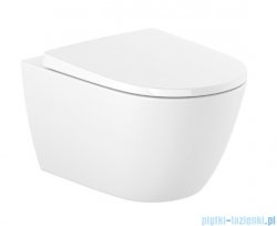 Roca Ona miska WC wisząca Rimless Vortex biała z powłoką Superglaze A34668CS00