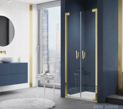 SanSwiss Cadura Gold Line drzwi wahadłowe 110cm dwuczęściowe  CA2C1101207