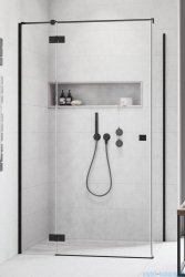 Radaway Essenza Black Kdj kabina 110x80cm lewa szkło przejrzyste 1385041-54-01L/1384051-01-01