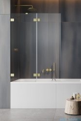 Radaway Essenza Pro Brushed Gold Pnd II parawan nawannowy 130cm lewy szczotkowane złoto 10102130-99-01L
