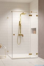 Radaway Essenza Pro Brushed Gold Kdj kabina 80x90cm prawa szczotkowane złoto 10097080-99-01R/10098090-01-01