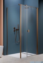 Radaway Nes Kds I Brushed Copper kabina 100x70cm prawa szczotkowana miedź 10023100-93-01R/10043070-93-01