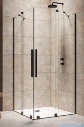 Radaway Furo Black KDD kabina 80x100cm szkło przejrzyste 10105080-54-01L/10105100-54-01R