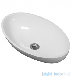 Omnires Crete umywalka nablatowa 51x30cm biała CRETEBP