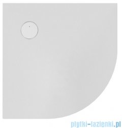 Sanplast Structure Mineral BP-M/STRUCTURE brodzik półokrągły 100x100x1,5 cm biały 645-360-0440-01-010
