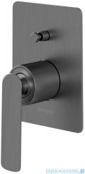 Kohlman Experience gray podtynkowa bateria wannowa szczotkowany grafit QW210EG