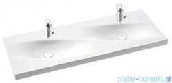 Marmorin Noel 1200 duet umywalka wpuszczana w blat 120x45 bez przelewu i z otworem na baterie biała 583120020011