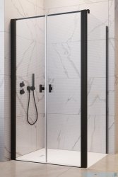 Radaway Nes 8 Black DWD+S kabina 80x100cm czarny mat/szkło przejrzyste 10081180-54-01/10080100-54-01