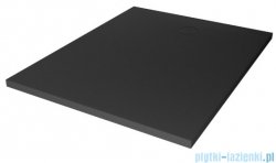 New Trendy Nex Shade brodzik konglomeratowy prostokątny 140x90x3,5 cm antracyt B-0512