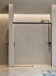 Novellini Kali PH Drzwi wnękowe 140cm profile czarne KALIPH136-1H