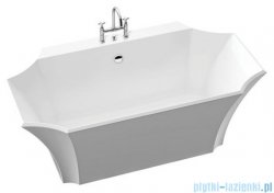 Marmorin La Donna wanna przyścienna z 1 otworem 164x89 biała 565165020011