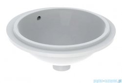 Geberit VariForm Umywalka okrągła z przelewem 42x40,5cm szkliwiony spód 500.745.01.2