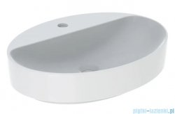 Geberit VariForm Umywalka owalna z półką bez przelewu 60x45cm KeraTect 500.773.00.2
