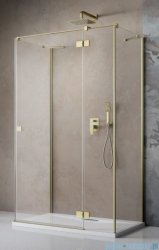 Radaway Essenza Brushed Gold Kdj+S kabina 70x80x70cm prawa szczotkowane złoto 1384048-01-01/1385021-9901R/1384048-01-01