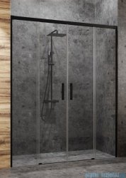 Radaway Idea Black Dwd drzwi wnękowe 140cm czarny mat/szkło przejrzyste 387124-54-01