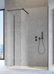 Radaway Modo New Black III kabina Walk-in 100x90x200 czarny mat/szkło przejrzyste 389104-54-01/389094-54-01/389000-54
