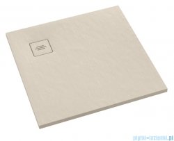 Schedpol Schedline Protos Cashmere Stone brodzik kwadratowy 80x80x3,5cm 3SP.P1K-8080/PK/ST-M1/PK/ST