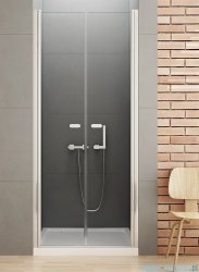 New Trendy New Soleo drzwi wnękowe dwuskrzydłowe 130x195 cm przejrzyste D-0168A