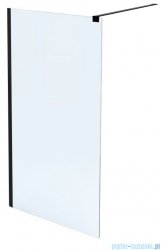 Massi Fix Black kabina prysznicowa walk In 130x195cm przejrzyste MSKP-FA1021-130-BL