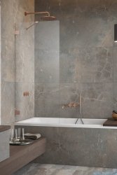 Radaway Essenza Pro Brushed Copper Pnj II parawan nawannowy 50cm L/P szczotkowana miedź 10101050-93-01
