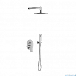 Excellent Glad zestaw prysznicowo-wannowy podtynkowy z deszczownicą 20 cm, 2 funkcyjny, chrom ARNL.SET.1145CR
