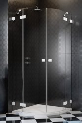Radaway Essenza Pro White Pdd kabina 100x90cm przejrzyste 10095100-04-01L/10095090-04-01R
