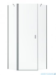 Radaway Nes Brushed Nickel Ptj kabina pięciokątna 90x80cm lewa szczotkowany nikiel 10052000-91-01L/10052300-91-01