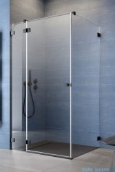 Radaway Essenza Pro Black Kdj kabina 120x80cm lewa czarny mat/szkło przejrzyste 10097120-54-01L/10098080-01-01