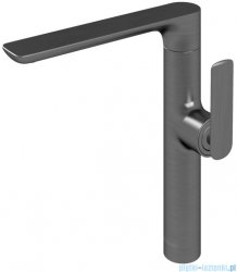Kohlman Experience gray bateria umywalkowa wysoka szczotkowany grafit QB175EG