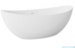 The North Bath Frigg wanna wolnostojąca z korkiem i przelewem BIAŁYM 180x87cm  6807B-1801OEMBP