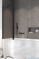 Radaway Nes Black Pnd II parawan nawannowy 140cm lewy czarny mat/szkło przejrzyste 10009140-54-01L