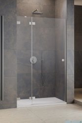 Radaway Essenza Pro Brushed Nickel Dwj drzwi wnękowe 90cm lewe szczotkowany nikiel 10099090-91-01L