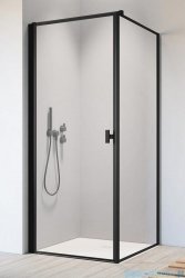 Radaway Nes 8 Black Kdj I Frame kabina 90x90cm lewa czarny mat/szkło przejrzyste 10072090-54-56L/10089090-54-56