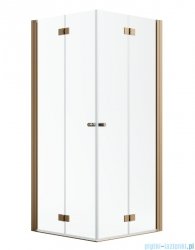 Radaway Nes Kdd B Brushed Copper kabina 90x100cm szczotkowana miedź 10024090-93-01L/10024100-93-01R