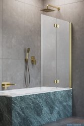 Radaway Nes Pnd I Brushed Gold parawan nawannowy 120cm prawy szczotkowane złoto 10010120-99-01R