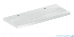 Geberit Acanto Umywalka ścienna z dwoma otworami na baterie 120x48 cm KeraTect 501.880.00.6