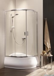 Radaway Premium Plus A Kabina półokrągła 80x80 wysokość 170cm szkło satinato 30411-01-02N