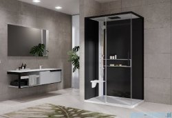 Novellini Glax 2 2.0 kabina z hydromasażem hydro plus 120x90 lewa biała G222P290ST1L-1UH
