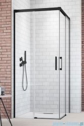 Radaway Idea Black Kdd kabina 70x70cm czarny mat/szkło przejrzyste 387065-54-01L/387065-54-01R