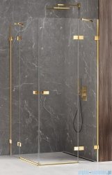 New Trendy Avexa Gold Shine kabina prostokątna 80x100x200 cm przejrzyste EXK-1694