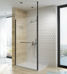 Sanplast Altus PI/ALTIIa kabina walk-in 110x212 cm czarny matowy 600-121-2551-59-401