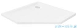 New Trendy Mild brodzik akrylowy pięciokątny 90x90x4,5 cm biały B-0624