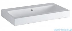 Geberit iCon Umywalka ścienna bez otworu na baterię z przelewem 90x48,5 cm KeraTect 124093600