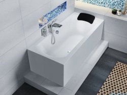 Riho Linares Plug&Play wanna prostokątna 190x90cm lewa z obudową + nóżki B143017005