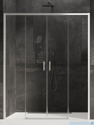 New Trendy Prime drzwi wnękowe podwójne 140x200 cm przejrzysta D-0334A