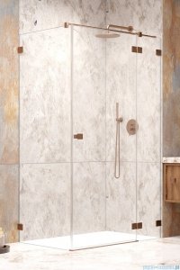 Radaway Essenza Pro Brushed Copper Kdj kabina 110x100cm prawa szczotkowana miedź 10097110-93-01R/10098100-01-01