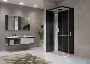 Novellini Glax 2 2.0 kabina z hydromasażem 100x80 lewa biała G22A108ST1-1UH