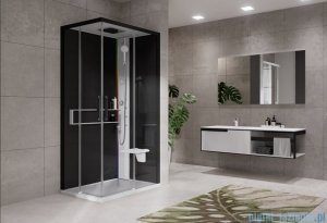 Novellini Glax 2 2.0 kabina z hydromasażem hydro plus 90x90 biała G22A99T1L-1UH