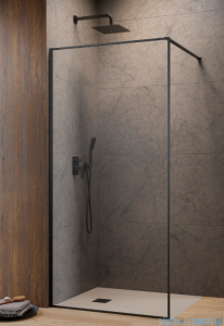 Radaway Modo F II Brushed GunMetal kabina Walk-in 75x2010cm Szczotkowany Grafit szkło przejrzyste 10409075-92-01