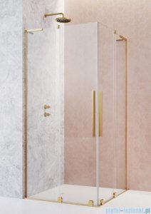Radaway Furo SL Gold KDD kabina 100x90cm złoty połysk/szkło przejrzyste 10305100-09-01L/10305090-09-01R